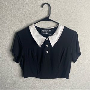 KillStar Addams Crop Top